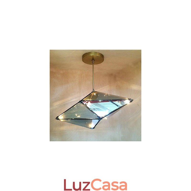 Lustre de metal tradicional clássico retrô galvanizado para designers