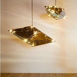 Lustre de metal tradicional clássico retrô galvanizado para designers