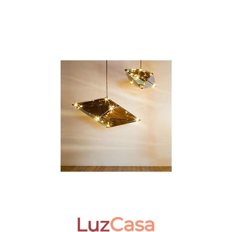 Lustre de metal tradicional clássico retrô galvanizado para designers
