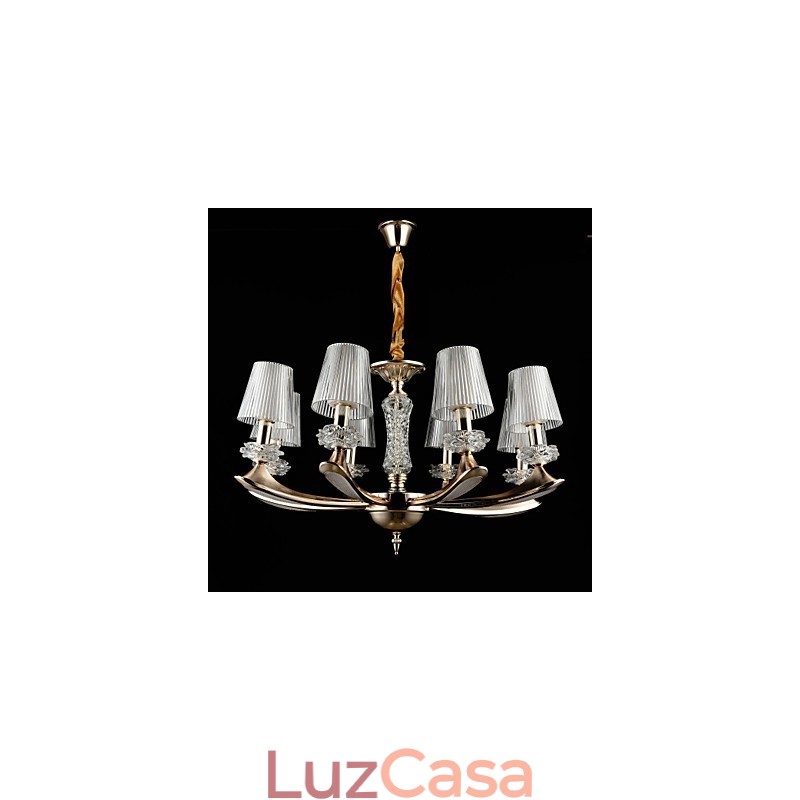 Moderno Contemporâneo Tradicional Clássico Liga de Zinco Recurso para Cristal Mini Estilo Metal Pendente Luz