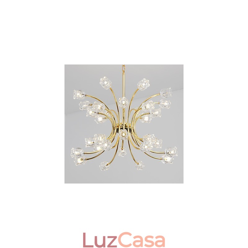 Lustre de teto moderno e minimalista com personalidade