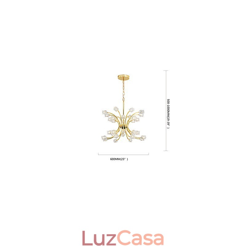 Lustre de teto moderno e minimalista com personalidade