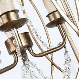 Quatro luzes vintage metal americano industrial loft pintura cor lustre europeu lâmpada pingente decoração interna