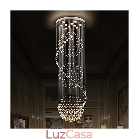 10 Luzes 2,5 Metros de Comprimento Longo Gota de Chuva Gota de Lágrima Moderno Lustre de Teto de Cristal Pendente de Luz Interna 10 Luzes 2,5 Metros de Comprimento Longo Gota de Chuva Gota de Lágrima Moderno Lustre de Teto de Cristal Pendente de Luz Interna