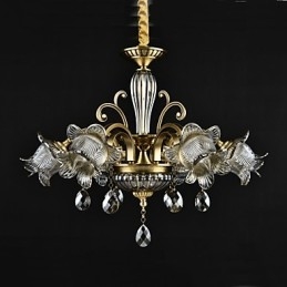 Pintura rústica de chalé para designers, lustre de 2 lâmpadas em metal para lojas internas