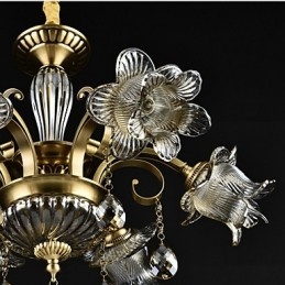 Pintura rústica de chalé para designers, lustre de 2 lâmpadas em metal para lojas internas