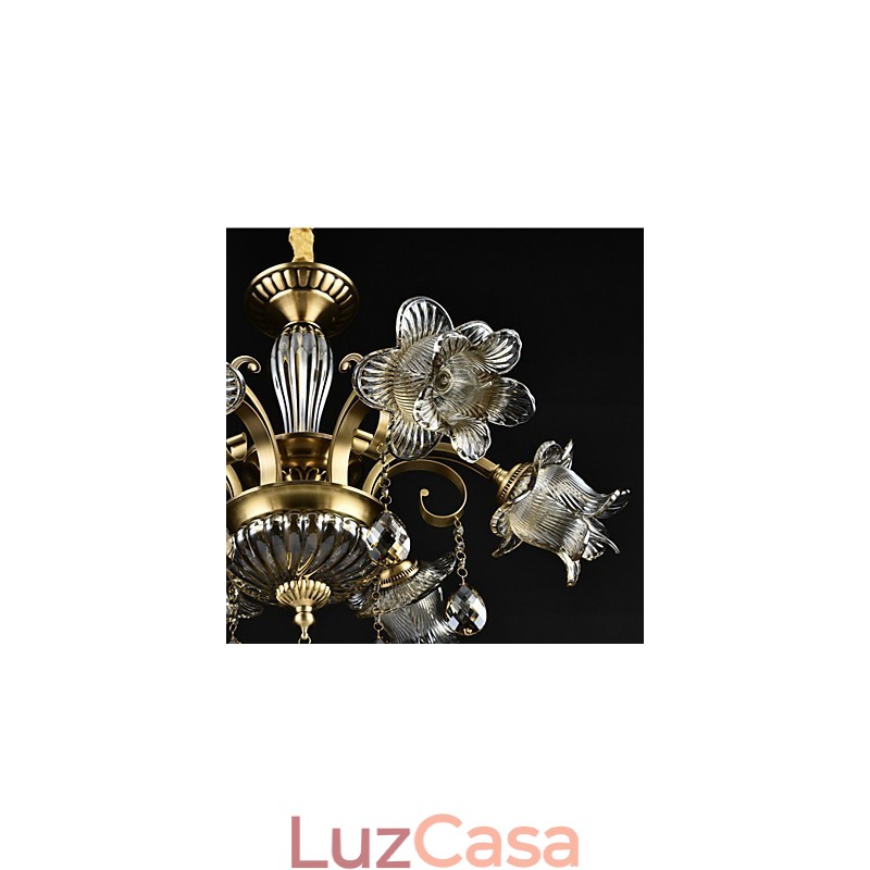 Pintura rústica de chalé para designers, lustre de 2 lâmpadas em metal para lojas internas