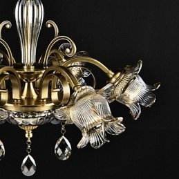 Pintura rústica de chalé para designers, lustre de 2 lâmpadas em metal para lojas internas