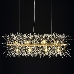 Recurso tradicional clássico galvanizado para lustre de metal cristal