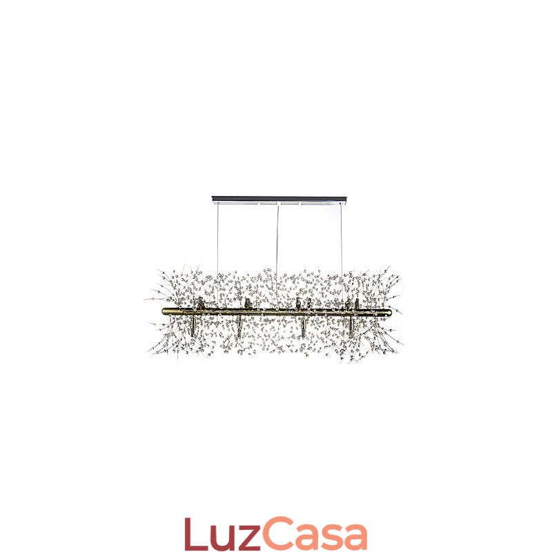 Recurso tradicional clássico galvanizado para lustre de metal cristal