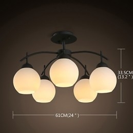 Moderno Contemporâneo Outros Destaque para Designers Lustre de Metal