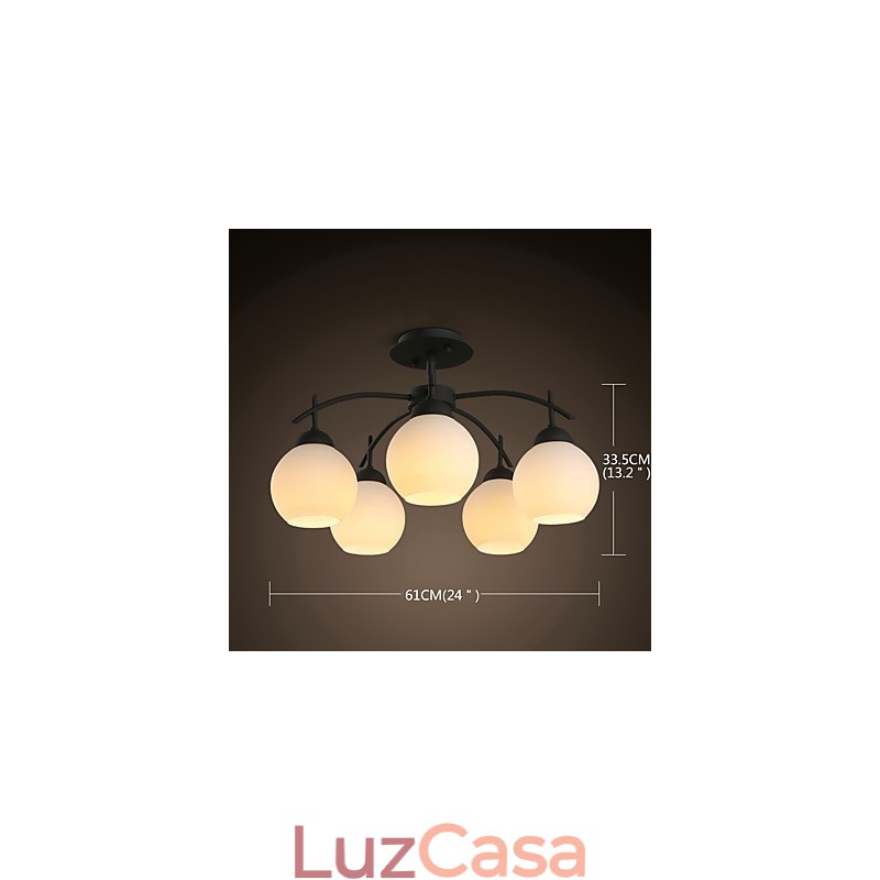 Moderno Contemporâneo Outros Destaque para Designers Lustre de Metal