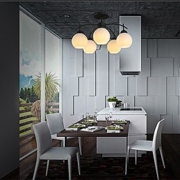 Moderno Contemporâneo Outros Destaque para Designers Lustre de Metal