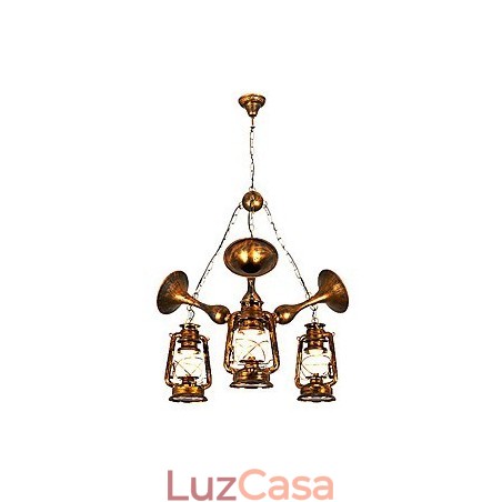 Lustre de metal rústico estilo chalé vintage retrô country globo pintura característica para designers de estilo mini Lustre de metal rústico estilo chalé vintage retrô country globo pintura característica para designers de estilo mini