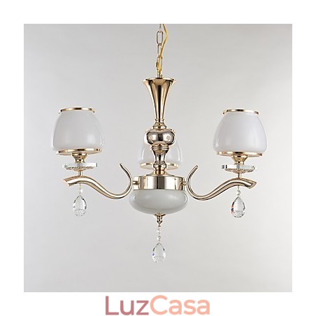 Característica eletrogalvanizada contemporânea moderna para lustre de metal cristal Característica eletrogalvanizada contemporânea moderna para lustre de metal cristal