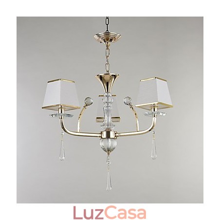 Característica eletrogalvanizada contemporânea moderna para lustre de metal cristal Característica eletrogalvanizada contemporânea moderna para lustre de metal cristal