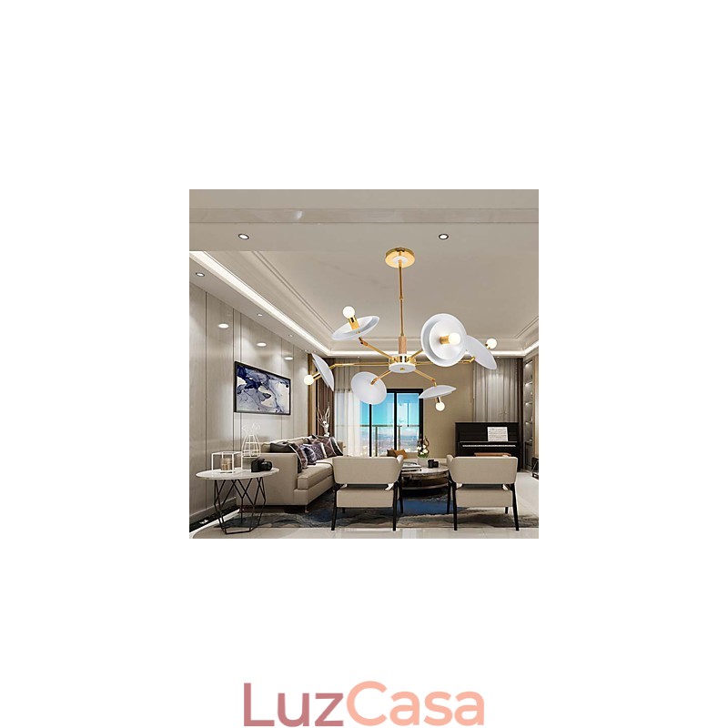 Lustre Personalizado 6 Luzes