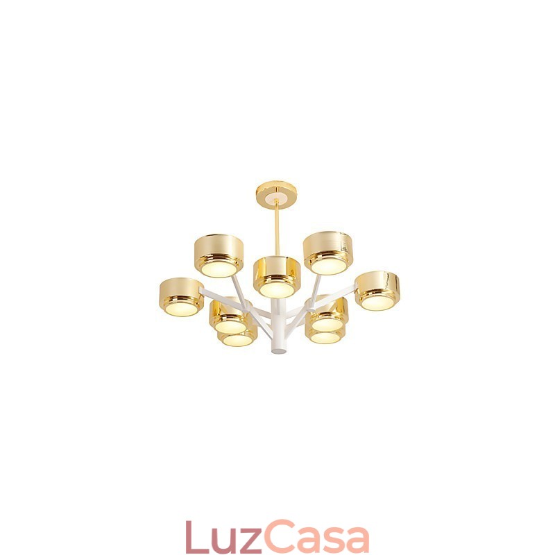 Lustre de teto moderno e minimalista com personalidade