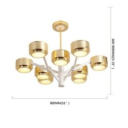 Lustre de teto moderno e minimalista com personalidade