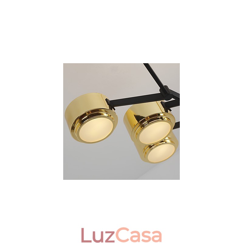 Lustre de teto moderno e minimalista com personalidade