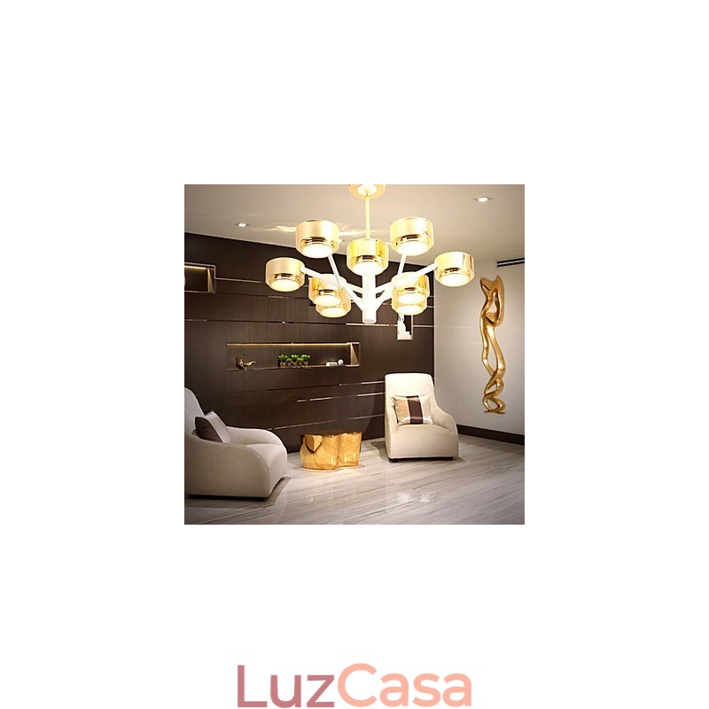 Lustre de teto moderno e minimalista com personalidade