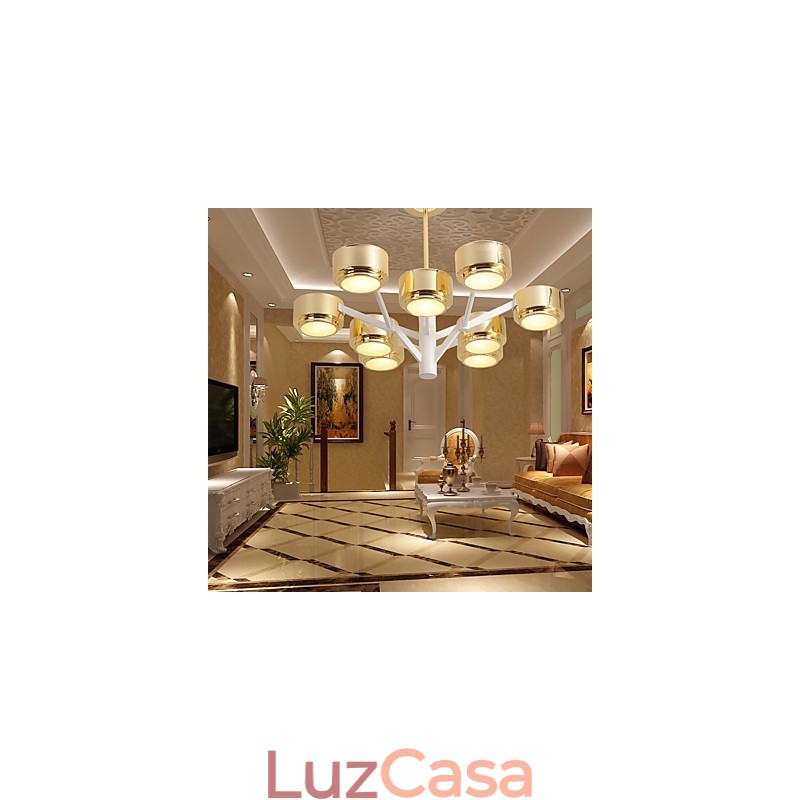 Lustre de teto moderno e minimalista com personalidade