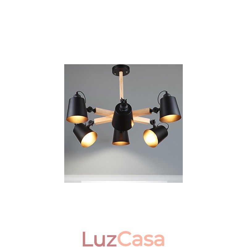 Lustre Mini Estilo Moderno Contemporâneo Metal