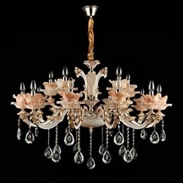 Luminária pendente de liga de zinco com recurso para cristal estilo mini metal interno lojas 15 lâmpadas