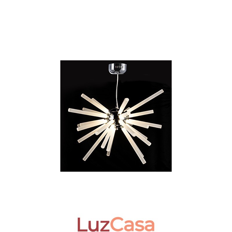 Globe Chrome Feature para lustre de metal cristal