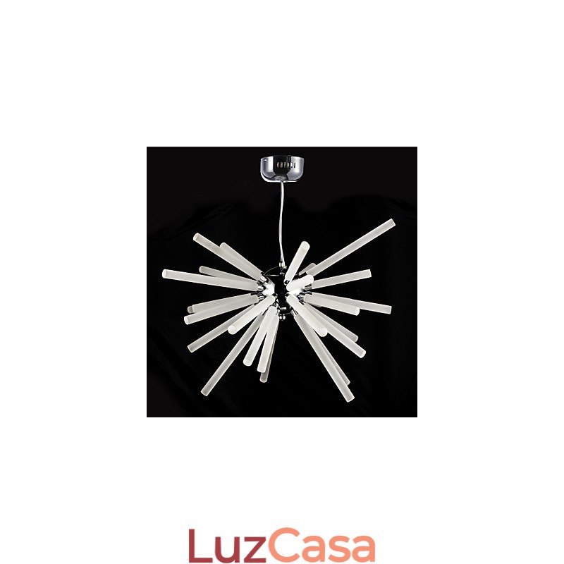 Globe Chrome Feature para lustre de metal cristal