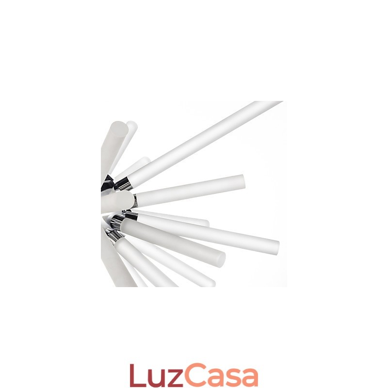 Globe Chrome Feature para lustre de metal cristal