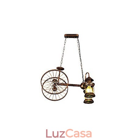Lustre de metal rústico estilo chalé vintage retrô country globo pintura característica para designers de estilo mini Lustre de metal rústico estilo chalé vintage retrô country globo pintura característica para designers de estilo mini