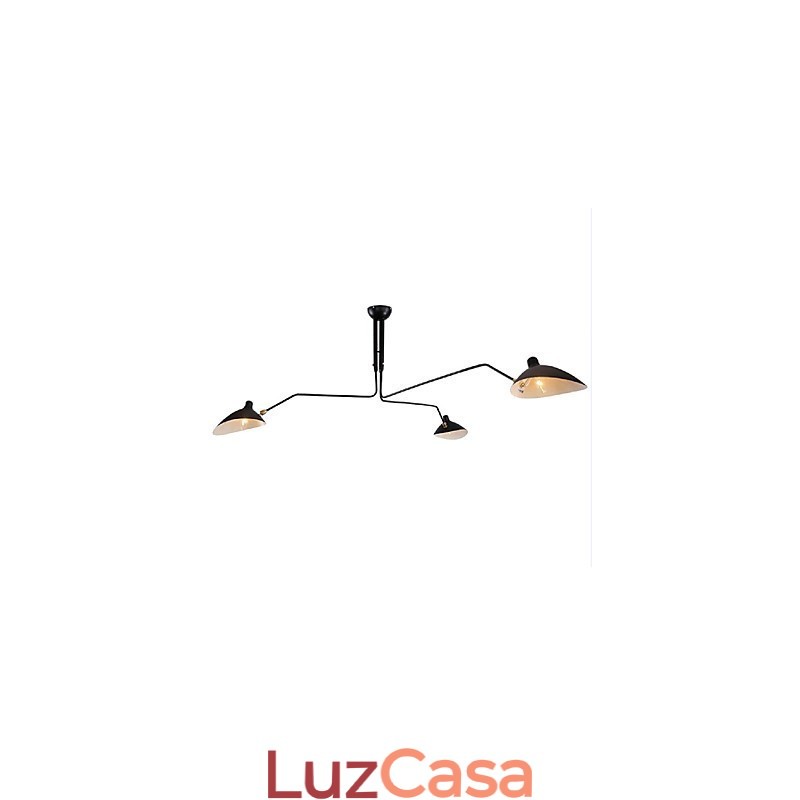 Pintura Contemporânea Moderna Destaque para Designers Lustre de Metal