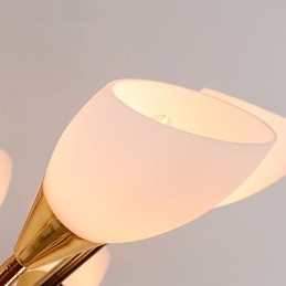 Lustre nórdico simples e atmosférico pastoral, lustre criativo para lobby