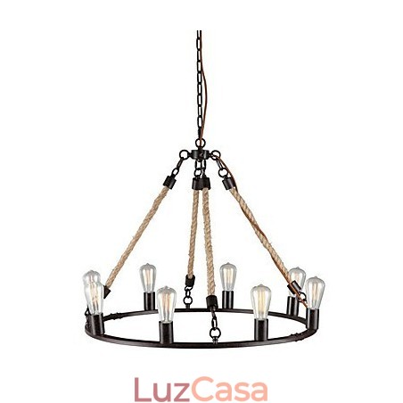 Lustre de metal com pintura estilo mini vintage Lustre de metal com pintura estilo mini vintage