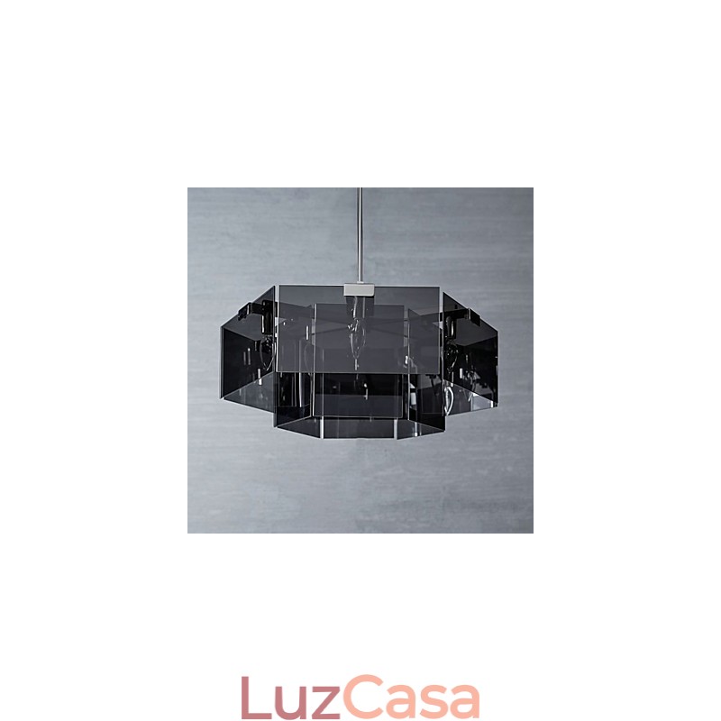 Pintura rústica Lodge Feature para designers Metal Indoor 6 lâmpadas Chandelier