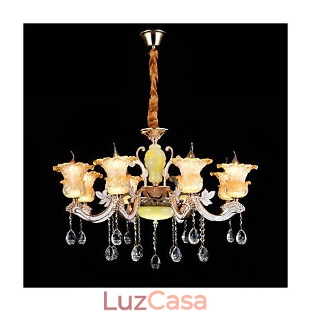 Moderno Contemporâneo Tradicional Clássico Liga de Zinco Recurso para Cristal Mini Estilo Metal Pendente Luz Moderno Contemporâneo Tradicional Clássico Liga de Zinco Recurso para Cristal Mini Estilo Metal Pendente Luz