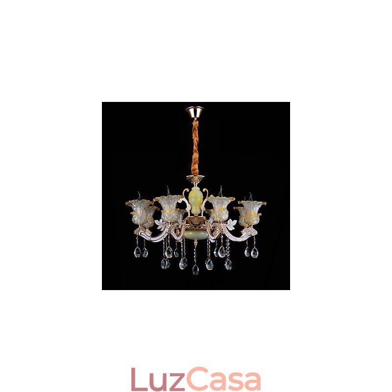 Moderno Contemporâneo Tradicional Clássico Liga de Zinco Recurso para Cristal Mini Estilo Metal Pendente Luz