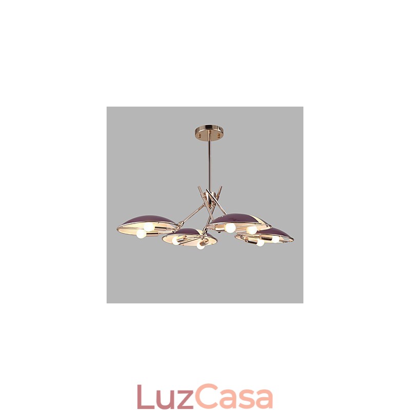 Lustre de teto moderno e minimalista com personalidade
