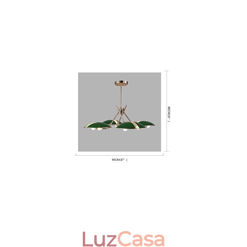 Lustre de teto moderno e minimalista com personalidade