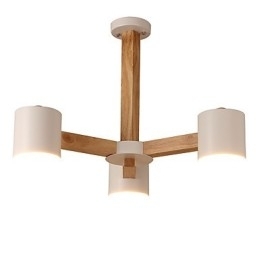 3 Luzes Lustre Moderno Contemporâneo Tradicional Clássico Vintage Country Madeira Característica para Madeira