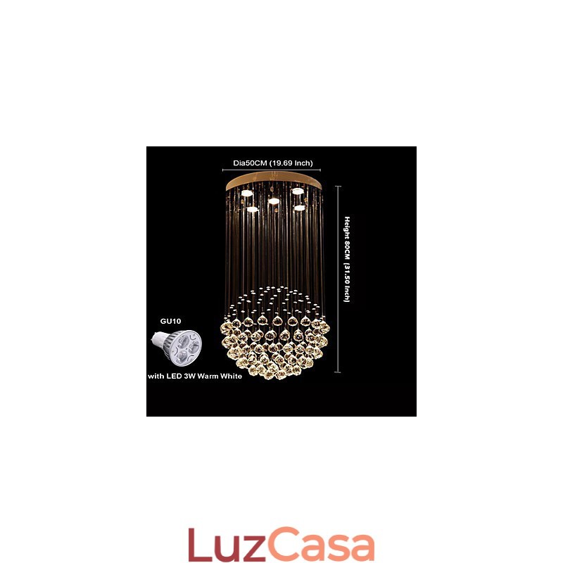 Moderno Contemporâneo Tradicional Clássico Rústico Lodge Vintage Country Island Cristal Galvanizado Metal Pendente Luz