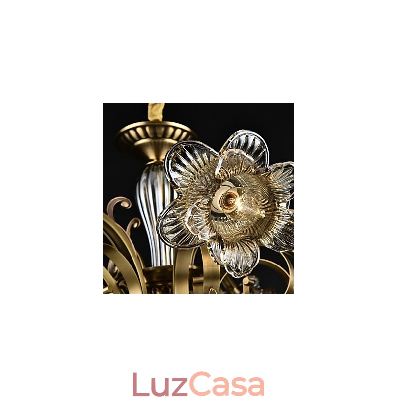Pintura rústica de chalé para designers, lustre de 2 lâmpadas em metal para lojas internas