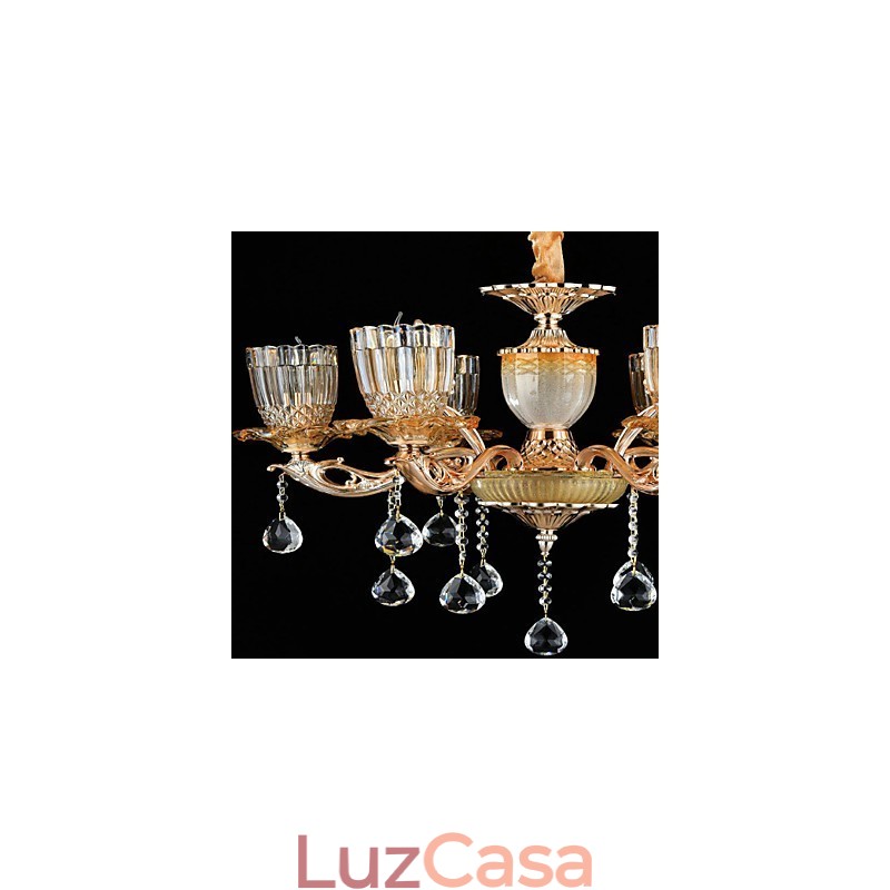 Moderno Contemporâneo Tradicional Clássico Liga de Zinco Recurso para Cristal Mini Estilo Metal Pendente Luz