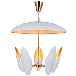 Lustre de 5 luzes Brief Art Moderno Luminária pendente contemporânea