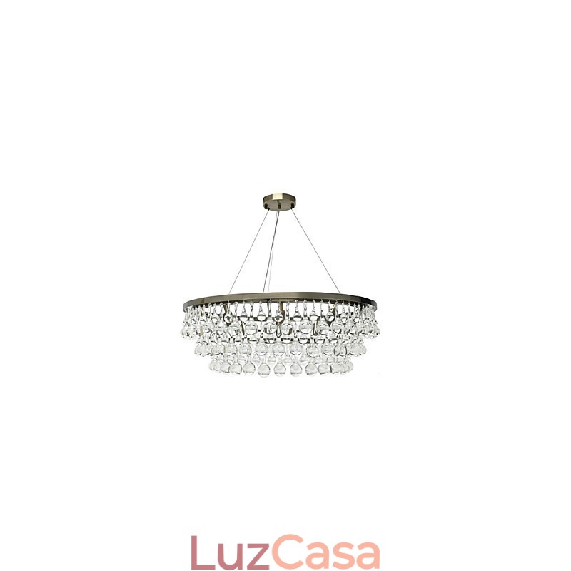Lustre de metal tradicional clássico galvanizado para designers