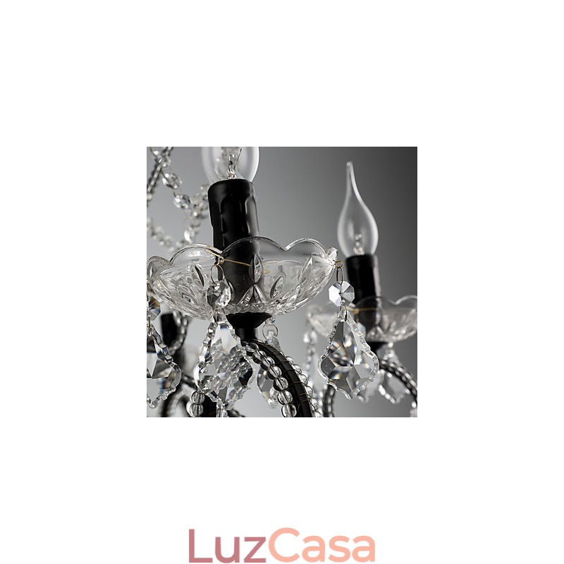 8 Luzes Lustre de Cristal Moderno Contemporâneo Tradicional Clássico Rústico Lodge Vintage Retro