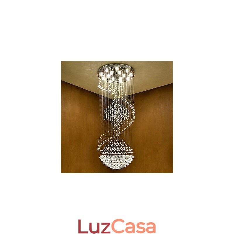 Moderno lustre de cristal pendente de teto luminárias de iluminação suspensas para casa luminárias