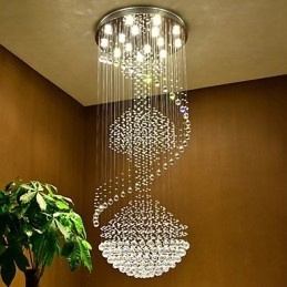 Moderno lustre de cristal pendente de teto luminárias de iluminação suspensas para casa luminárias