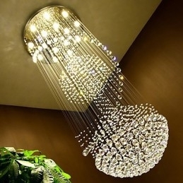 Moderno lustre de cristal pendente de teto luminárias de iluminação suspensas para casa luminárias
